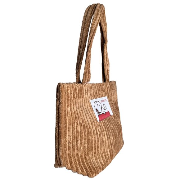 NEW Peanuts Snoopy House Corduroy Tote - Picture 2 of 4
